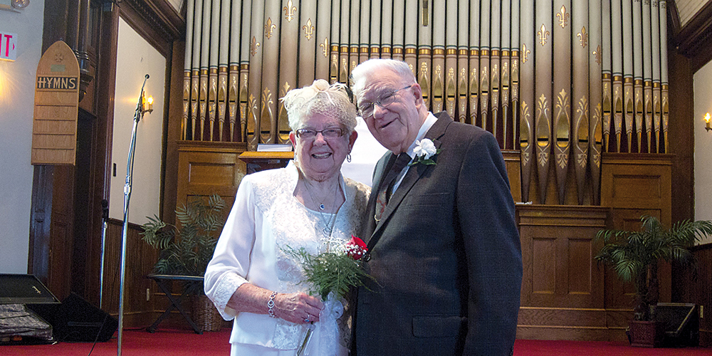 Carol Harris e George Raynes