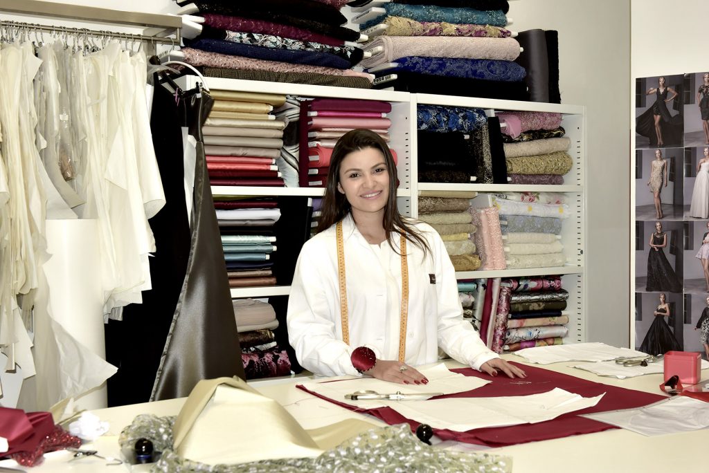 A estilista amazonense Daniela de Souza