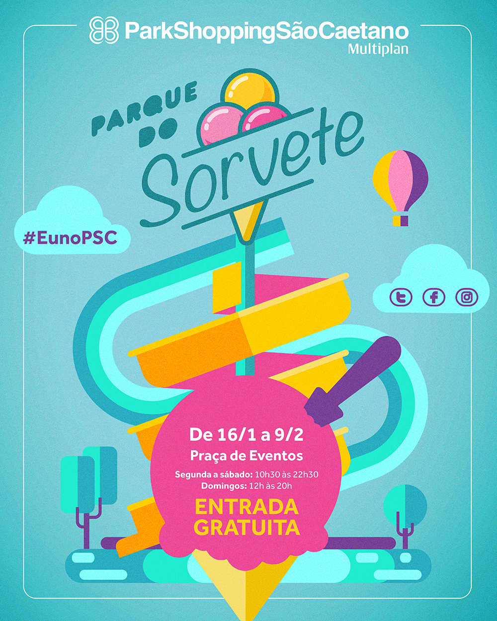 Parque do Sorvete no ParkShoppingSãoCaetano